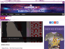Tablet Screenshot of everydaygoodmusic.com